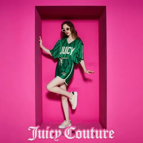Juicy Couture橘滋23新款足球宝贝刺绣女休闲短裤商品大图