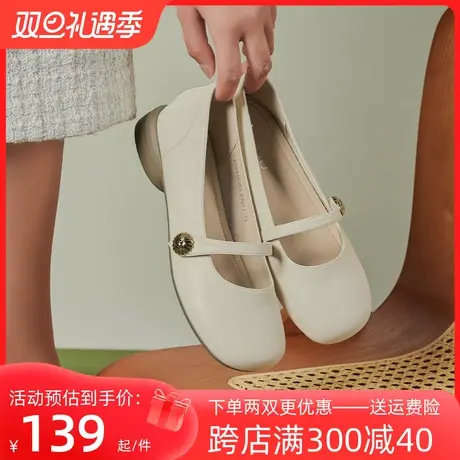 戈美其法式仙女风包头半拖鞋女外穿百搭软底平底凉拖温柔穆勒鞋女图片