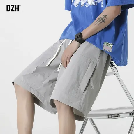 男士冰丝篮球短裤男夏季薄款休闲运动五分裤子2023新款外穿沙滩裤商品大图