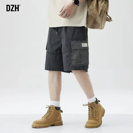 男士美式工装短裤男夏季休闲宽松五分裤男款裤子2025新款潮大裤衩商品大图