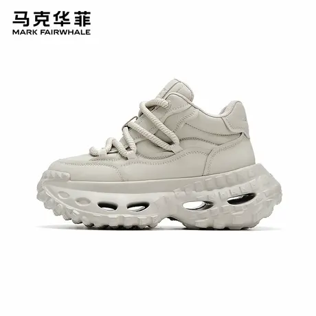 马克华菲男鞋夏季2025新款青少年运动休闲高帮鞋子增高轮胎老爹鞋商品大图