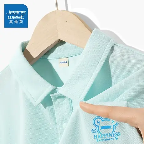 真维斯童装男童polo衫短袖夏季2025新款翻领上衣休闲运动儿童半袖图片