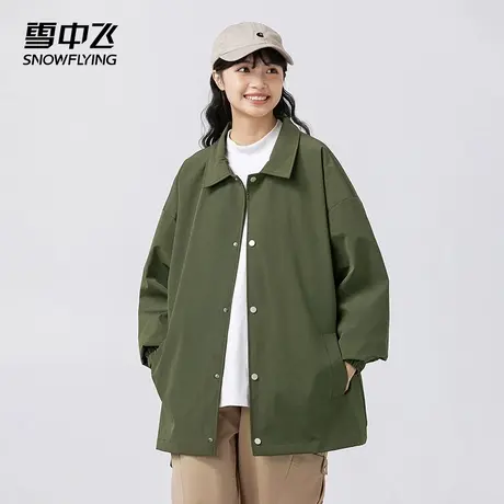 SNOW FLYING/雪中飞2025年秋季新款休闲百搭时尚情侣款户外夹克商品大图