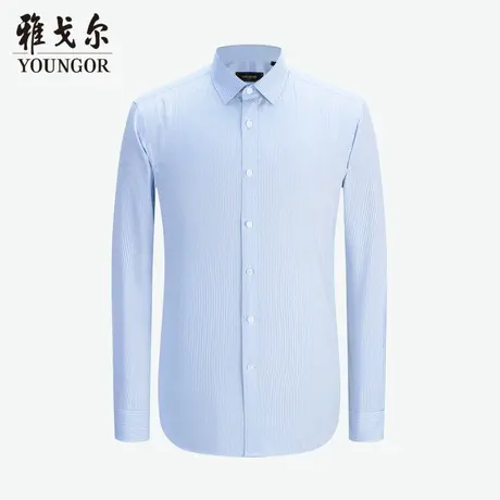 雅戈尔奥莱 商场同款男士长袖衬衫秋季新款官方商务休闲衬衫商品大图