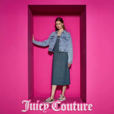 Juicy Couture橘滋女装新款女装月落星河撞钉水钻休闲外套图片