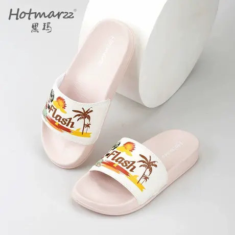 hotmarzz/黑玛拖鞋女夏天室内外居家静音平底防滑四季高级感凉拖商品大图
