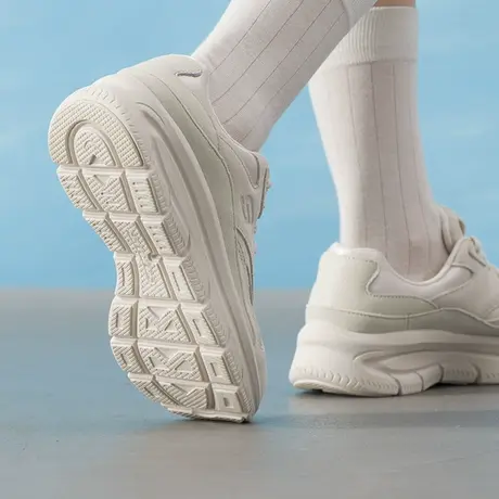 斯凯奇（Skechers）女鞋春秋2025新款百搭透气简约小白鞋软底轻便商品大图