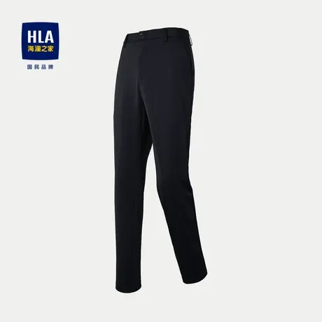 HLA/海澜之家舒适弹力休闲裤2024春夏新款柔软亲肤中腰裤子男图片