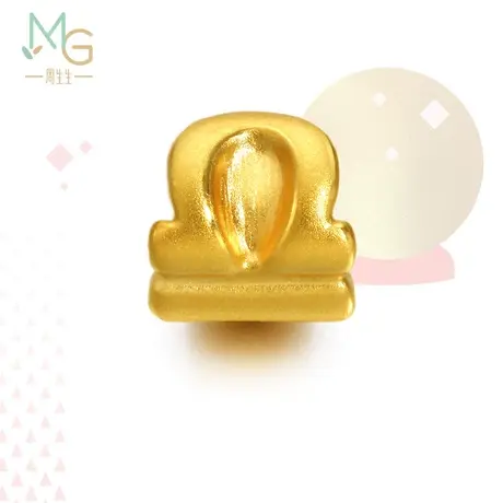 周生生Charme黄金手链天秤座转运珠足金串珠珠宝首饰86286C图片