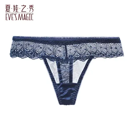 夏娃之秀内裤女蕾丝镂空火辣性感无痕中腰士三角裤头纯棉裆速干商品大图