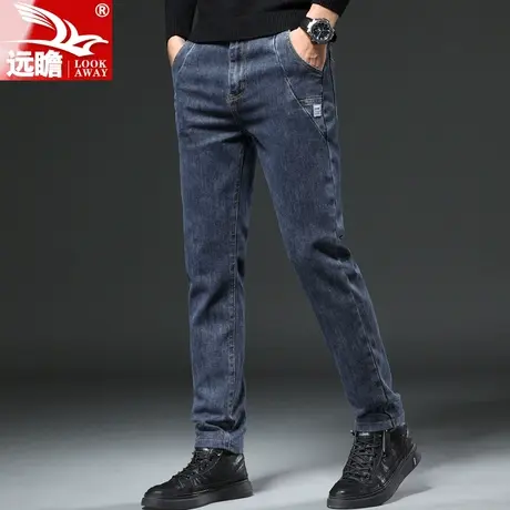 春季牛仔裤男2023新款直筒裤子宽松男裤春秋时尚百搭休闲男士长裤商品大图