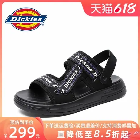 Dickies凉鞋男款2025新款夏季外穿耐磨凉拖两穿男士踩屎感沙滩鞋商品大图