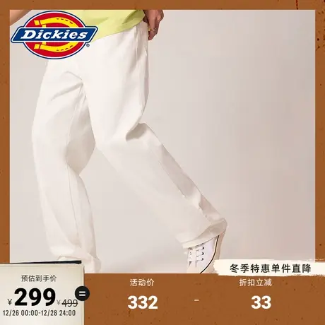 Dickies 新款工装春夏男女情侣同款牛仔长裤宽松图片