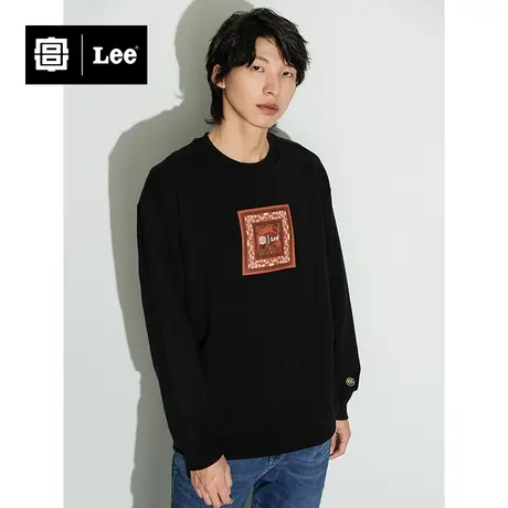 Lee宫廷文化“龙随型动”潮服22秋冬新品舒适版男卫衣LMT003642图片