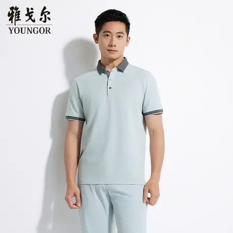 【商场同款】雅戈尔男士POLO衫夏季新款官方商务休闲短袖POLO衫男图片