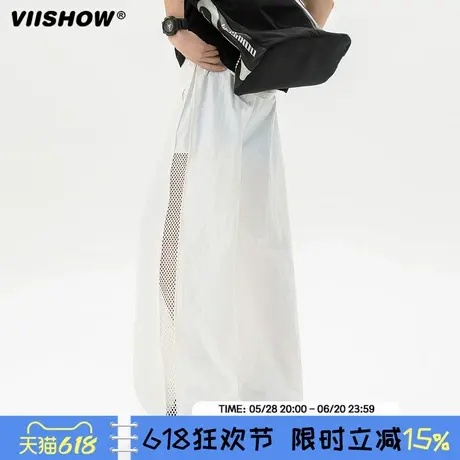 VIISHOW网眼透气速干伞兵休闲裤子男夏薄款运动裤户外登山冲锋裤商品大图