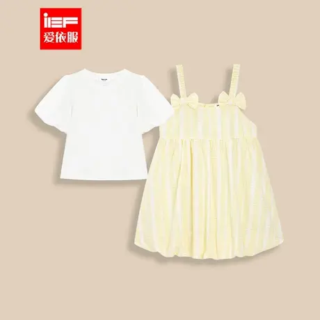 MINIIEF【爱依服童装】2025夏季新款韩版时尚可爱洋气女童套裙图片