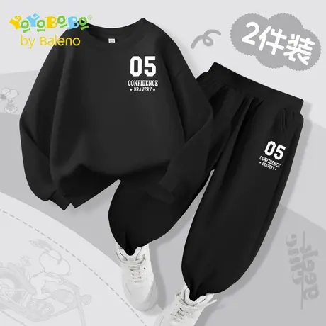 班尼路童装YBB系列男童运动套装春秋款中大童上衣春秋款男孩卫衣商品大图