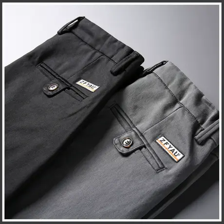 西裤男士直筒宽松工作上班休闲长裤子男裤秋季春秋款高端商务正装商品大图