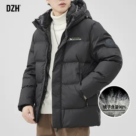 男士面包羽绒服男款冬季加厚潮牌休闲连帽外套潮高级感2023年新款图片