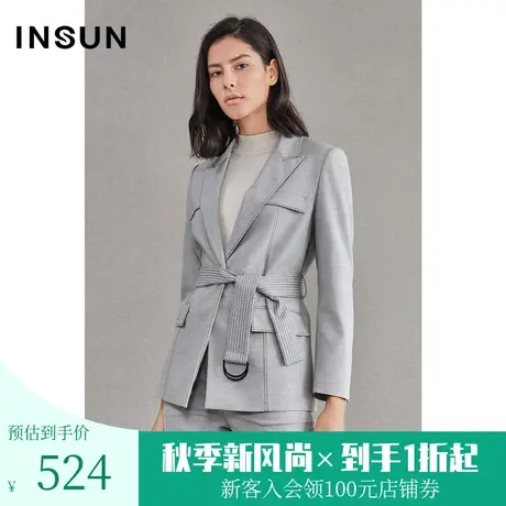 恩裳商场同款时尚经典商务职业收腰修身西装外套设计感小众女图片