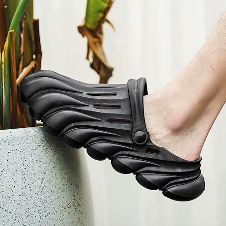 雨鞋男款时尚钓鱼水鞋厨房工作鞋防滑胶鞋厨师水鞋户外防水鞋男士商品大图