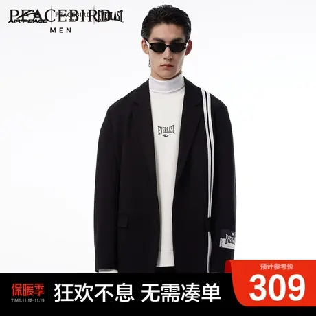 【AIRxPEACE】太平鸟男装 EVERLAT联名条纹西服男图片
