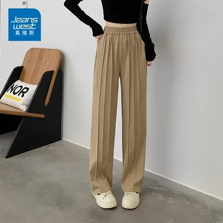 真维斯休闲裤女2022新款裤子商品大图