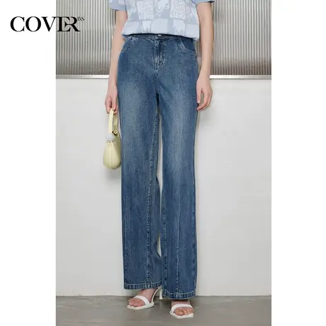 COVER夏季透气宽松降温抑菌牛仔裤商品大图