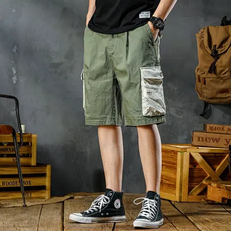 Modi Nick/摩帝尼克潮流百搭时尚男士五分裤夏季薄款宽松潮流休闲商品大图