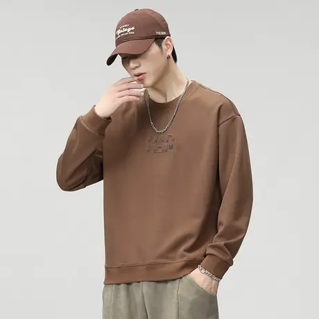 秋季男装百搭潮流男士卫衣百搭高档男士卫衣青少年重磅休闲卫衣商品大图