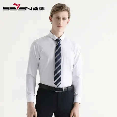 柒牌男装清仓商务长袖衬衫男百搭打底衫青年时尚正装婚庆衬衣商品大图