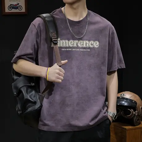 2024新款衣服男装体恤男款商品大图