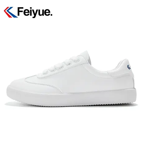 feiyue/飞跃休闲小白鞋女2024春季低帮简约超纤百搭舒适运动鞋505商品大图