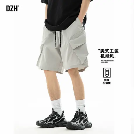 男生机能工装短裤男美式高街休闲五分裤夏季薄款2025新款中裤百搭商品大图