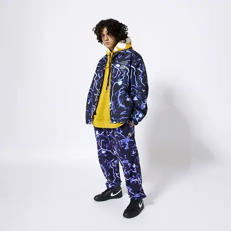 Aape旗舰店男装秋冬猿颜硅胶章闪电迷彩舒适束脚休闲长裤6796XAH商品大图