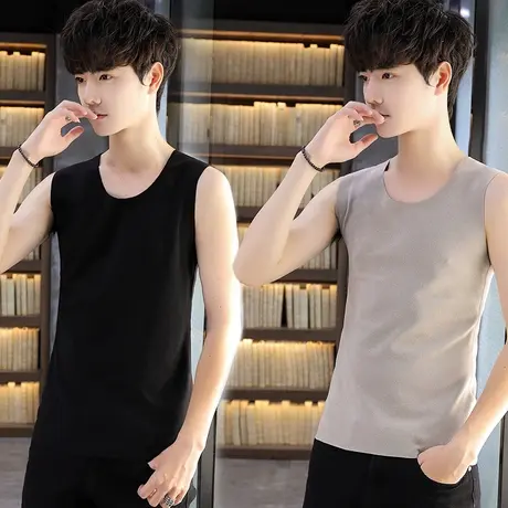 14青少年无痕背心保暖内衣男孩子13初中学生15岁大童坎肩打底衫12商品大图