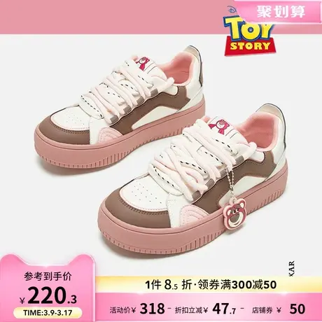 【玩具总动员】热风2024年春季新款女士时尚休闲鞋多巴胺卡通板鞋商品大图