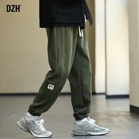 军绿色裤子男士休闲裤春夏款束脚裤男潮牌潮流运动裤秋季新款男裤商品大图