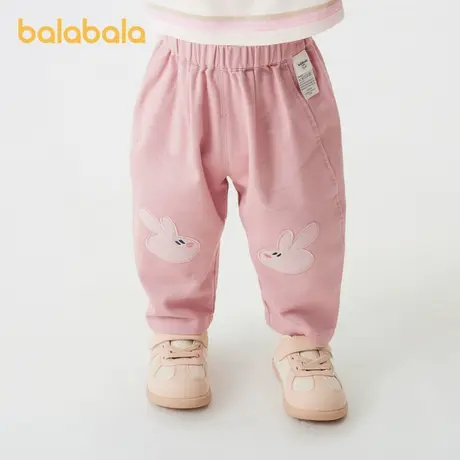 巴拉巴拉宝宝长裤男女婴儿秋装新款小宝宝宽松可爱儿童休闲裤子萌商品大图