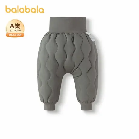 巴拉巴拉balaOne儿童羽绒裤男女童长裤宝宝保暖2025冬季新款高腰图片