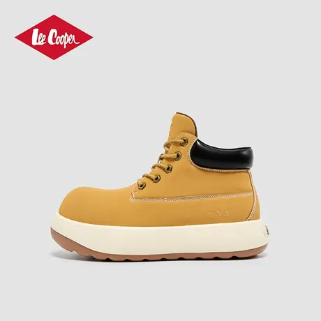 LeeCooper2025秋季新款男士Q版大黄靴休闲马丁靴厚底增高工装靴子商品大图