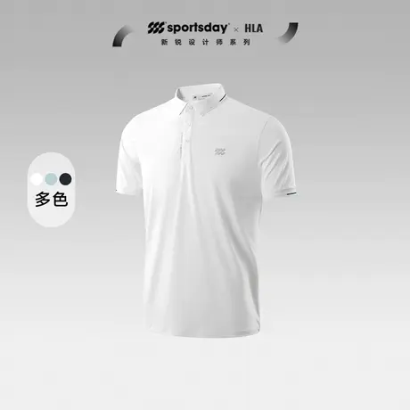 HLA/海澜之家sportsday户外生活短袖Polo衫23春夏新露营运动T恤男图片
