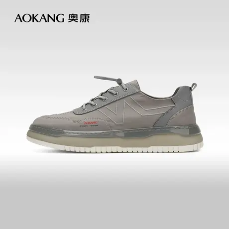 奥康男鞋2023春季新款休闲板鞋男时尚潮流舒适板鞋商品大图