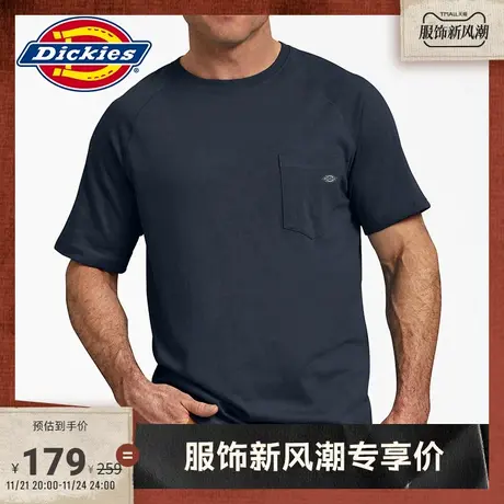 Dickies 春夏 前胸logo口袋工装短袖T恤男女情侣 内搭图片