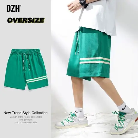 男生美式短裤男宽松运动裤外穿五分裤半截裤2023新款速干裤篮球裤商品大图