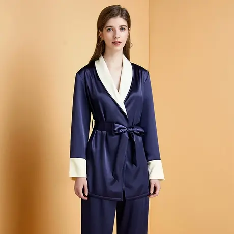 高级感秋冬季法兰绒睡衣女士家居服冬季女冬天加绒保暖珊瑚绒套装商品大图