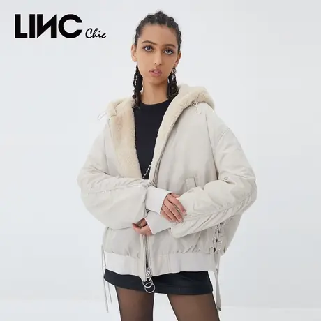 LINCCHIC金羽杰羽绒服女轻奢短款轻薄羽绒服女夹克外套2084158Y商品大图