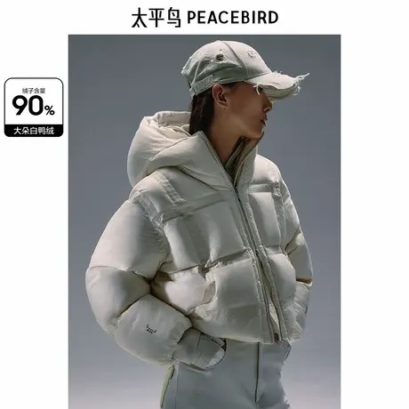 太平鸟年冬季新款ACW联名短款羽绒服A3ACE4421图片