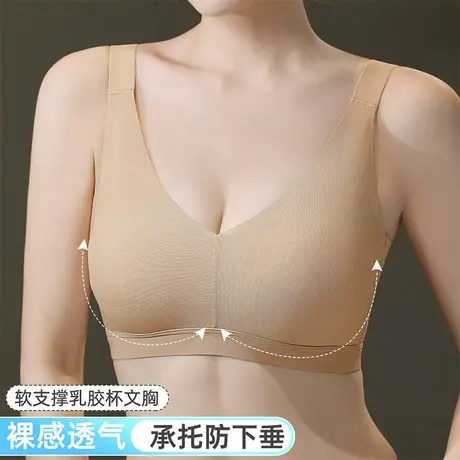 ALDOLA/雅黛俪内衣夏季薄款文胸软支撑防下垂聚拢收副乳上托胸罩商品大图